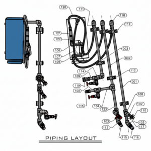 Center Argon Pipe Section